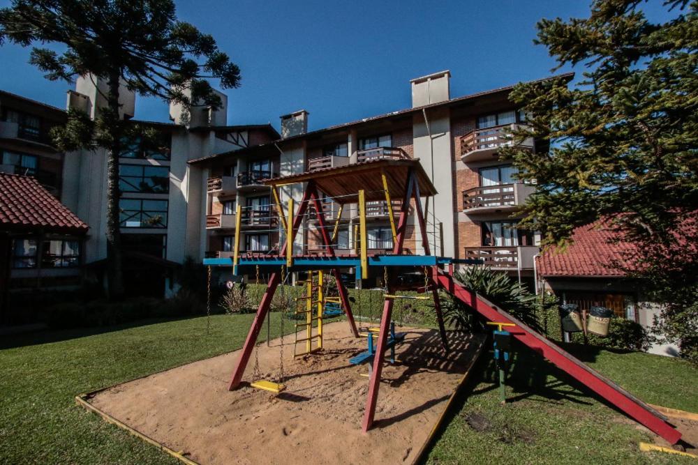 Flat No Residencial Pousada Serrano Centro Gramado Exterior photo
